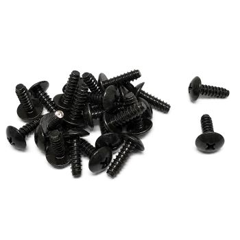 SELF TAPPING SCREWS 97-18 YAMAHA SUZUKI ORO2U 08-0003.516.S.B 5x16mm 25PK BLACK 33-8361