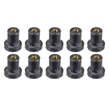 WELLNUT [PACK-10] OD:19 / 12.5mm, ID. 6.6mm, H:21.2mm, POLARIS 7541923 / 7542104, POLARIS SCRAMBLER 1985-86 TRAIL BOSS 1985-88 SPORTSMAN 500 1996-97 SPORTSMAN 6X6 2006-08