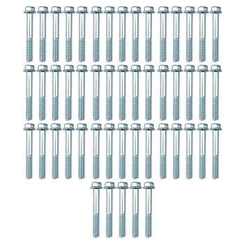 M6 x 40mm FLANGE BOLT, PACK OF 50, 8mm HEX