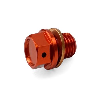 MAGNETIC OIL DRAIN PLUG M12x1.50, ORANGE