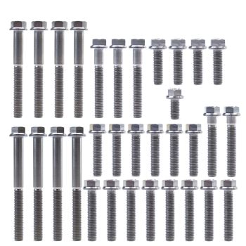 YAMAHA YZ 85 TITANIUM ENGINE BOLT KIT, KIT SIZE 32 BOLTS !!! MADE TO ORDER !!!