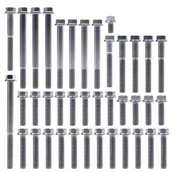 YAMAHA YZ 125 TITANIUM ENGINE BOLT KIT, KIT SIZE 39 BOLTS !!! MADE TO ORDER !!!