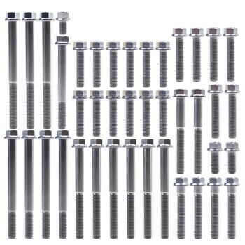 KAWASAKI KX 250 F TITANIUM ENGINE BOLT KIT, KIT SIZE 42 BOLTS !!! MADE TO ORDER !!!