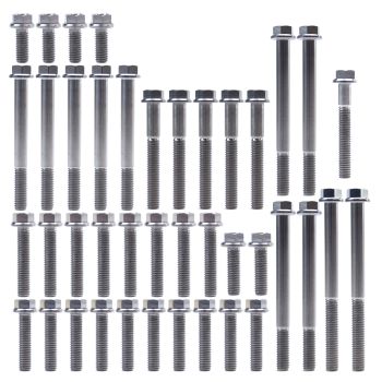 KTM HUQ 250/350 TITANIUM ENGINE BOLT KIT, KIT SIZE 41 BOLTS