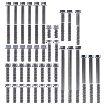 KTM HUQ 450 TITANIUM ENGINE BOLT KIT, KIT SIZE 41 BOLTS !!! MADE TO ORDER !!!