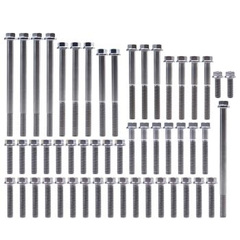 ENGINE BOLT KIT CR 125 R 90-07, KIT SIZE 53 BOLTS !!! MADE TO ORDER !!! TITANIUM BOLT KIT