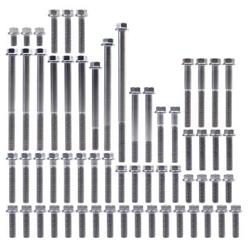 ENGINE BOLT KIT CR 250 R 86-91, KIT SIZE 61 BOLTS !!! MADE TO ORDER !!! TITANIUM BOLT KIT