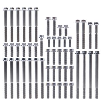 ENGINE BOLT KIT KTM HUSQ 450/500, KIT SIZE 52 BOLTS / !!! MADE TO ORDER !!! TITANIUM BOLT KIT