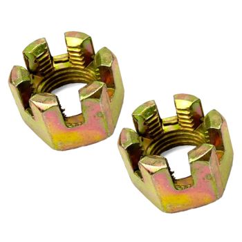M16 Castle Nuts Pack-2 Wheel Axle Hub Slotted Nut