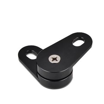 EXHAUST PIPE FRONT HANGER MOUNT BLACK BILLET ALUMINUM YAMAHA BANSHEE YFZ 350 