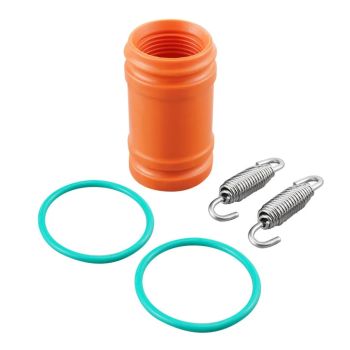 Exhaust Coupler Kit - 2 Springs, 2 O-Rings, Rubber Connector - KTM 250 300 EXC XCW TPi SX XC 17-23