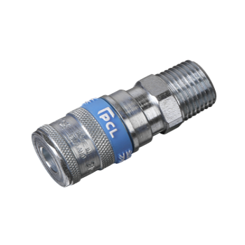 1/2" BSPT PCL MALE AIR FITTING CONNECTOR WORKSHOP AIRLINE AC73