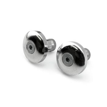 BAR ENDS 14mm SILVER
