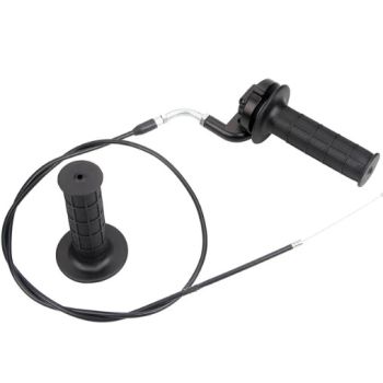 TWIST THROTTLE WITH CABLE AND CLAMP SET 7/8" 22mm