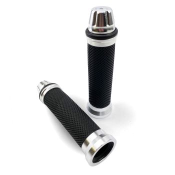Grip Set Rubber with CNC Aluminum Ends