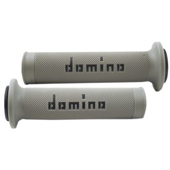GRIPS DOMINO MOTOGP GREY/BLK, A01041C4052 Dual Compound, MN1653