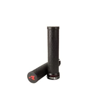 BIKE BICYCLE LOCK ON GRIPS - BLACK - RTECH B-MPRBIKENR20