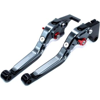 LEVER SET CNC ADJUSTABLE LENGTH FOLDING BRAKE & CLUTCH 11-18 SUZUKI GSX-R 600 750 1000
