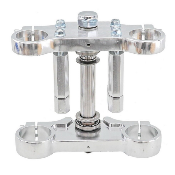 PIT BIKE TRIPLE CLAMP SET 45mm 48mm FORKS WITH 22mm HANDLEBAR MOUNT RISERS