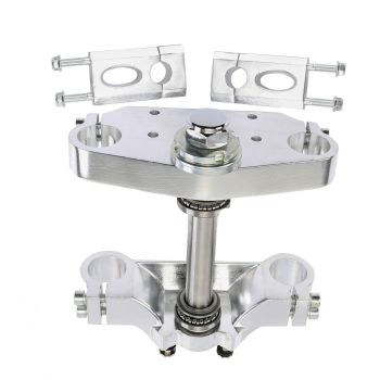 PIT BIKE TRIPLE CLAMP SET 33mm FORKS WITH 22mm (7/8") HANDLEBAR RISERS