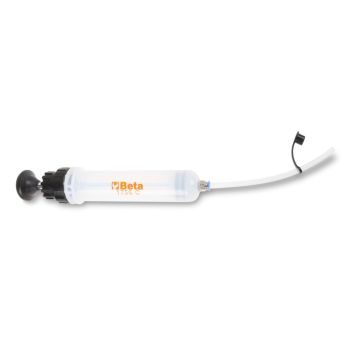 Suction Gun 200ml Polypropylene for Brake Fluid and High-Density Oils - Beta Tools 1756C