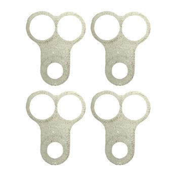 CARBURETOR HOSE HOLDER CLIP, TWIN HOLE / SUIT 8mm PIPE PK4, /
