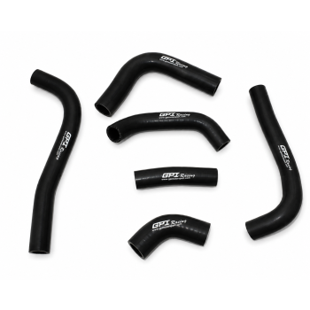 RADIATOR HOSE KIT 6pcs BLACK 02-04 HONDA CRF450R SILICONE 19064-MEB-670