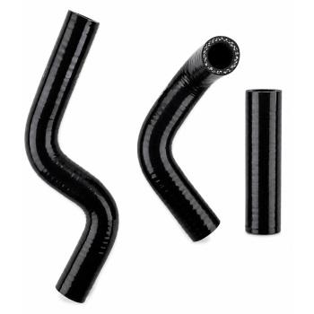 RADIATOR HOSE KIT 3pcs BLACK 98-13 KAWASAKI KX85 100 SILICONE 39062-1425 39062-1712 39062-1711 