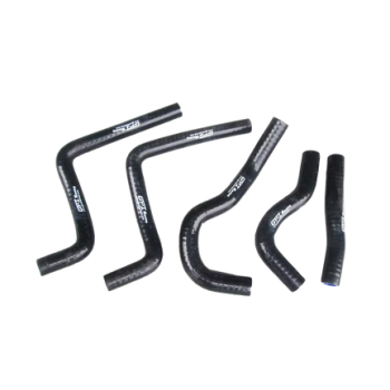 RADIATOR HOSE KIT 5pcs BLACK 03-04 HONDA CR125  SILICONE 19061-KSR-J00