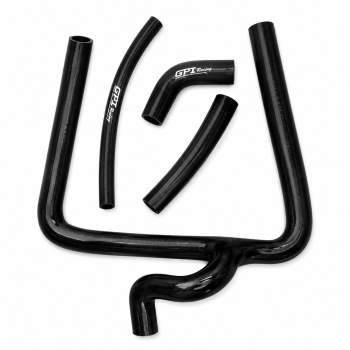RADIATOR HOSE Y KIT 4pcs BLACK 02-08 HONDA CR250R SILICONE 19061-KZ3-J40