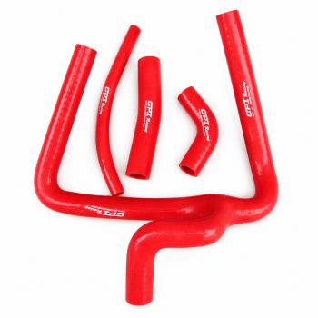 RADIATOR HOSE Y KIT 4pcs RED 02-08 HONDA CR250R SILICONE