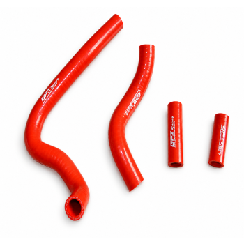 RADIATOR HOSE KIT 4pcs RED 92-96 HONDA CR250R SILICONE 19062-KZ3-860