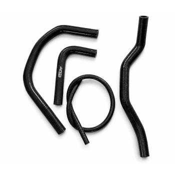 RADIATOR HOSE KIT 4pcs BLACK 82-07 YAMAHA BANSHEE YFZ350 SILICONE  2GU-12485-00-00