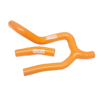 HOSE KIT KTM SXF 250 19-20, SILICONE RADIATOR ORANGE 010123, IROD