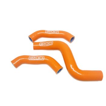 HOSE KIT KTM SXF 450 19-20, SILICONE RADIATOR ORANGE 010127, IROD