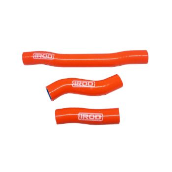 HOSE KIT KTM SX 250 19-20, SILICONE RADIATOR ORANGE 010121, IROD