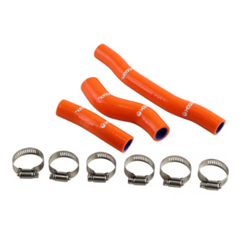 RADIATOR HOSE KIT 3pcs ORANGE 19-23 KTM HUSQVARNA SX XC EXC TPI XC-W TPI TC TX TEI 250 300 SILICONE 55535026000
