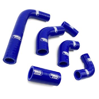 COOLANT HOSE 6 PIECE KIT BLUE 24-26 KAWASAKI 450 KX F OEM DESIGN SAMCO SPORT KAW-103-BU