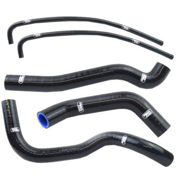 COOLANT HOSE 5 PIECE KIT BLACK 87-07 KAWASAKI 650 KLR A SAMCO SPORT KAW-53-BK