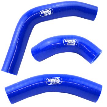 COOLANT HOSE 3 PIECE KIT BLUE 89-90 SUZUKI 250 RM SAMCO SPORT SUZ-52-BU