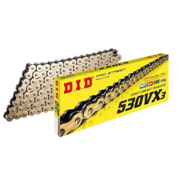DID 530VX3 X-RING GB CHAIN 120L ZJ DID530VXGB120