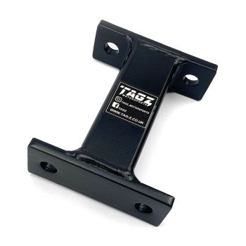 170mm SPACER FOR CAR RACK, !!! DON'T TOW WITH THIS PRODUCT !!!, HITCH SPACER 90mm CENTRES UK