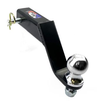 50mm BALL 60 DROP MOUNT+PIN, ATV UTV QUAD HITCH MOUNT