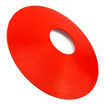 SIDECAR WHEEL DISK COVER, RED / UNIVERSAL FITMENT