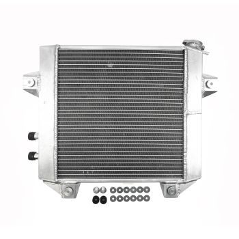 SIDECAR RADIATOR KIT, SPAL FAN, SHROUD, QUAD PASS, HIGH EFFICIENCY