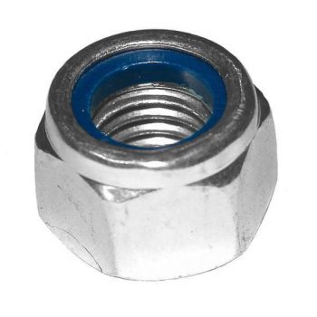 M14 NYLON LOCK NUT BZP, REGULAR 16x22