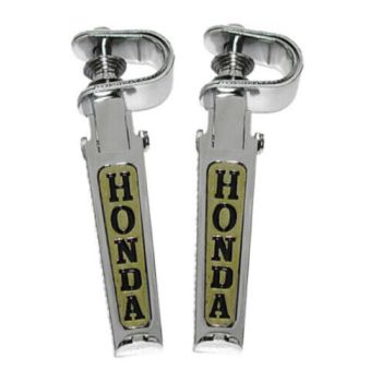 FOOT PEG SET CHROME HONDA EMGO 50-85401