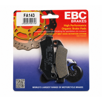 BRAKE PADS DISC EBC FA143