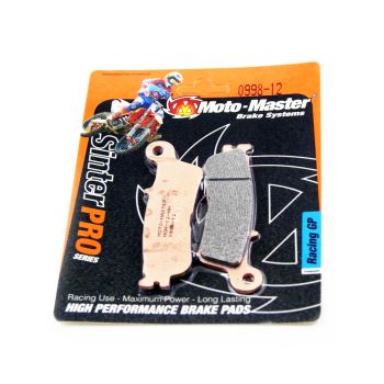 BRAKE PADS SINTERED RACING, MOTO-MASTER 099812, FA755