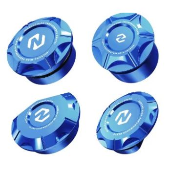 Frame Hole Plugs Blue Yamaha YZ250 2016-2023